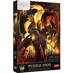Trefl 1000 db-os Premium Plus puzzle - Trónok harca - Sárkányok háza (12068)