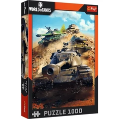 Trefl 1000 db-os puzzle - World of Tanks - Tankok csatában (10943)