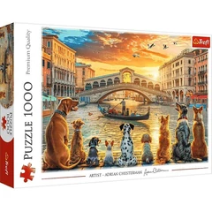 Trefl 1000 db-os puzzle - Kutyák Velencében (10944)