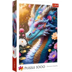 Trefl 1000 db-os puzzle - Színes sárkány (10953)
