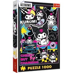Trefl 1000 db-os puzzle - Kuromi Hello Kitty világában (10958)