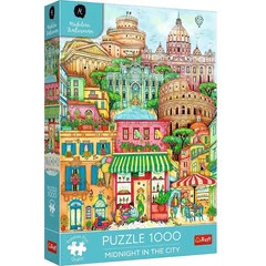Trefl 1000 db-os Premium Plus puzzle - Éjfél Rómában (12072)