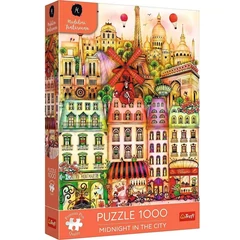 Trefl 1000 db-os Premium Plus puzzle - Éjfél Párizsban (12073)