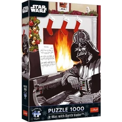 Trefl 1000 db-os Premium Plus puzzle - Star Wars karácsony Darth Vaderrel (12085)