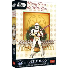 Trefl 1000 db-os Premium Plus puzzle - Star Wars karácsony a rohamosztagosokkal (12086)