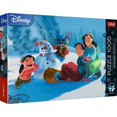 Trefl 1000 db-os Premium Plus puzzle - Stitch - Téli kiadás (12100)
