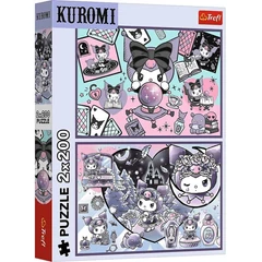 Trefl 2 x 200 db-os puzzle - Kuromi (13345)