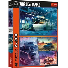 Trefl 2 x 200 db-os puzzle - World of Tanks (13346)