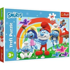 Trefl 24 db-os Maxi puzzle - Hupikék Törpikék (14374)