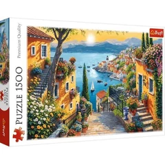 Trefl 1500 db-os puzzle - Kilátás a tengerre (26216)