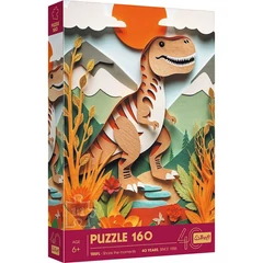 Trefl 160 db-os Paper Art puzzle - 40 Éves Jubileum - Dinoszaurusz (40048)