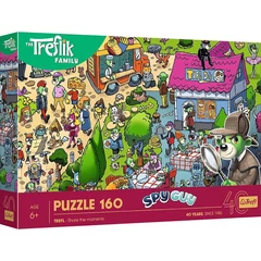 Trefl 160 db-os puzzle - 40 Éves Jubileum - Spy Guy - A Treflik család (40052)