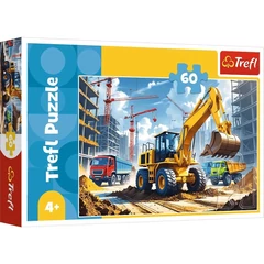 Trefl 60 db-os puzzle - Kotró-rakodó traktor (17406)