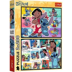 Trefl 2 x 200 db-os puzzle - Lilo és Stitch (13334)