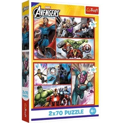 Trefl 2 x 70 db-os puzzle - Avengers - Bosszúállók (34439)