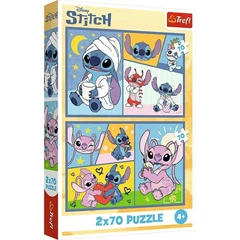Trefl 2 x 70 db-os puzzle - Stitch kalandjai (34444)
