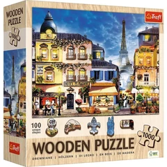 Trefl 1000 db-os Wooden Puzzle - Francia utca (20209)