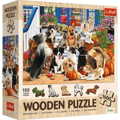 Trefl 1000 db-os puzzle - Wooden Puzzle - Kutya barátság (20212)