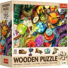 Trefl 501 db-os Wooden puzzle - Színes koktélok (20215)