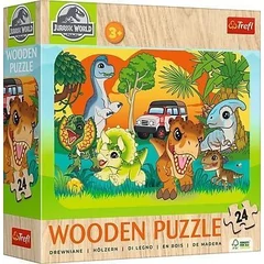 Trefl 24 db-os Fa puzzle - Jurassic World (20276)