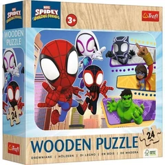 Trefl 24 db-os Fa puzzle - Spidey és barátai (20274)