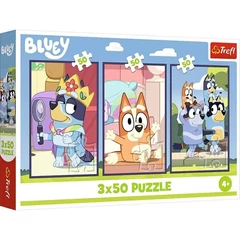 Trefl 3 x 50 db-os puzzle - Bluey (34890)