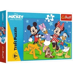 Trefl 30 db-os puzzle - Mickey egér és barátai (18309)