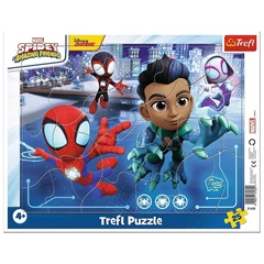 Trefl 25 db-os keretes puzzle - Spidey és barátai (31435)