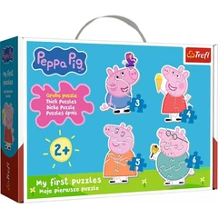 Trefl Baby Puzzle táskában - Első puzzle - Peppa malac (36137)