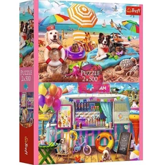 Trefl 2 x 500 db-os puzzle - Vakáció (37533)