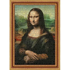 Trefl 500 db-os puzzle kerettel - Mona Lisa, Leonardo Da Vinci (37541)