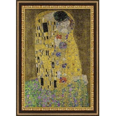Trefl 500 db-os puzzle kerettel - A csók, Klimt (37542)