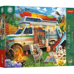 Trefl 500 db-os Premium Plus puzzle - European Puzzle Championship - Tea Time - Lakóautó (37611)