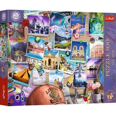Trefl 500 db-os Premium Plus puzzle - European Puzzle Championship - Tea Time - Úti emlékek (37616)