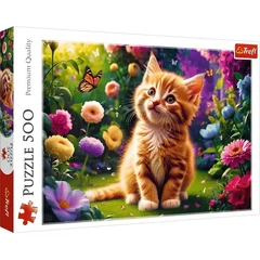Trefl 500 db-os puzzle - Aranyos kiscica (37525)