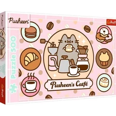 Trefl 500 db-os puzzle - Pusheen a kávézóban (37528)