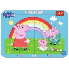 Trefl 10 db-os keretes puzzle - Peppa malac (80030)
