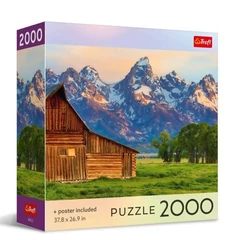 Trefl 2000 db-os puzzle - Kilátás a Teton Rage hegységre (99271)