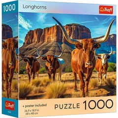 Trefl 1000 db-os puzzle - Texasi hosszúszarvúak  (99280)