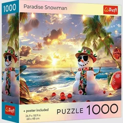 Trefl 1000 db-os puzzle - Hóember a trópusokon  (99292)