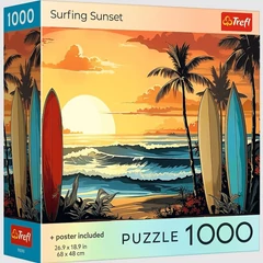 Trefl 1000 db-os puzzle - Naplemente és szörf  (99293)