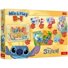 Trefl Stitch 8 az 1-ben társasjáték gyűjtemény (02924)