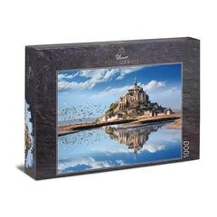 Ulmer 1000 db-os puzzle - Mont Saint-Michel Castle (0176)