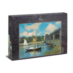 Ulmer 1000 db-os puzzle - Bridge at Argenteuil, Claude Monet (0817)