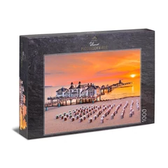 Ulmer 1000 db-os puzzle - Evening Sun on Rügen (1357)