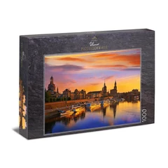 Ulmer 1000 db-os puzzle - Dresden at Evening (2262)