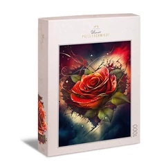 Ulmer 1000 db-os puzzle - Rose Heart (4747)