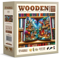 Wooden City 1010 db-os fa puzzle - Elvarázsolt mesék (NB0801-XL)