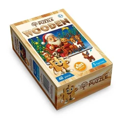 Wooden City 40 db-os fa puzzle - Mikulás (CH99127-MH)