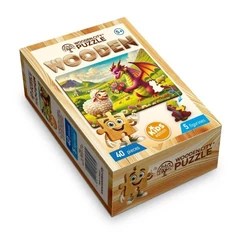 Wooden City 40 db-os fa puzzle - Virágok a barátomnak (CH99133-MH)